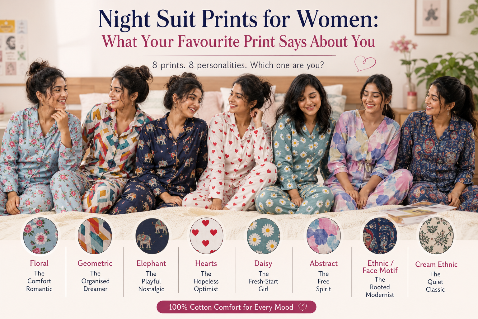 Night Suit Prints for Women: What Your Favourite Print Says About You