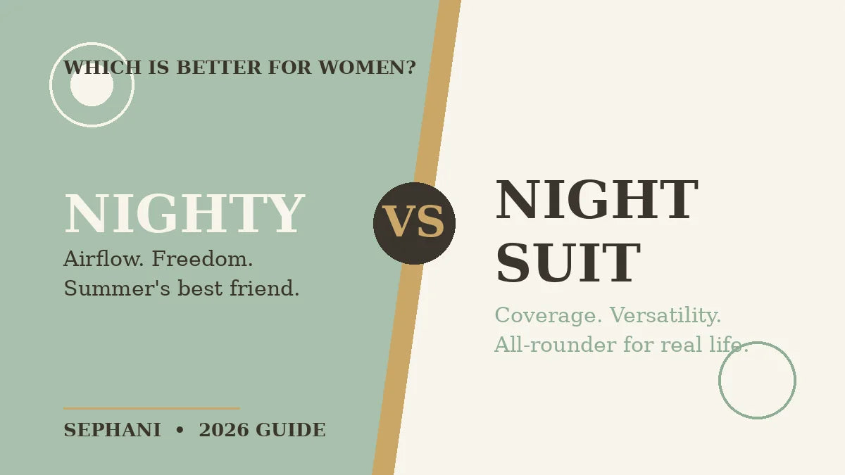 Nighty or night suit for women — which one should you actually sleep in?