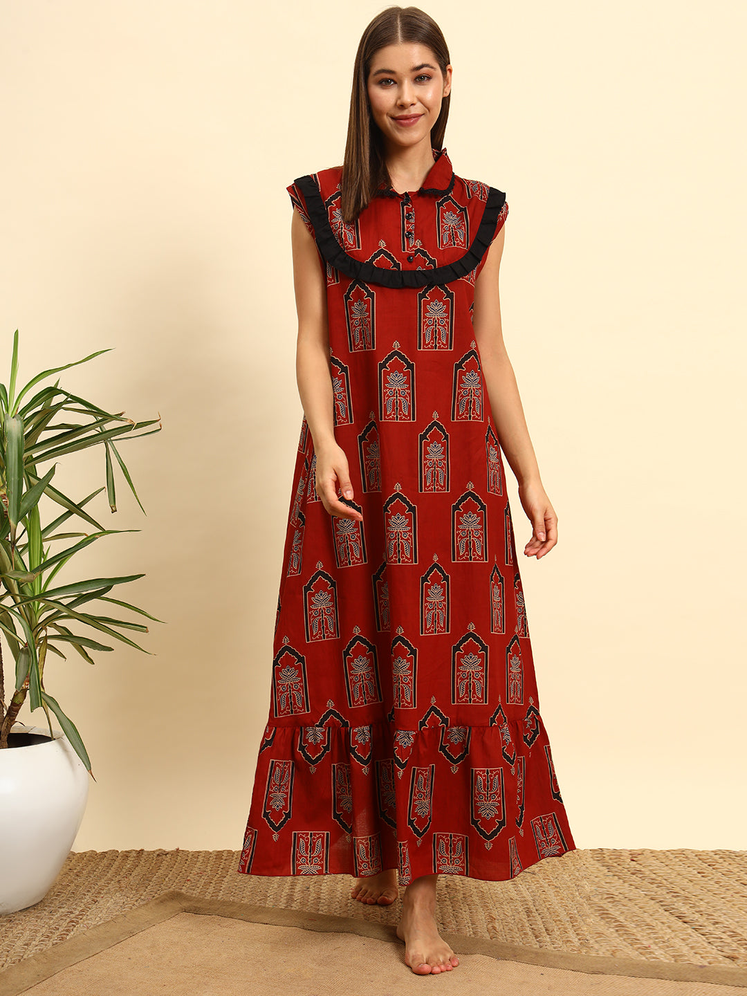Women’s Ethnic Feeding Gown