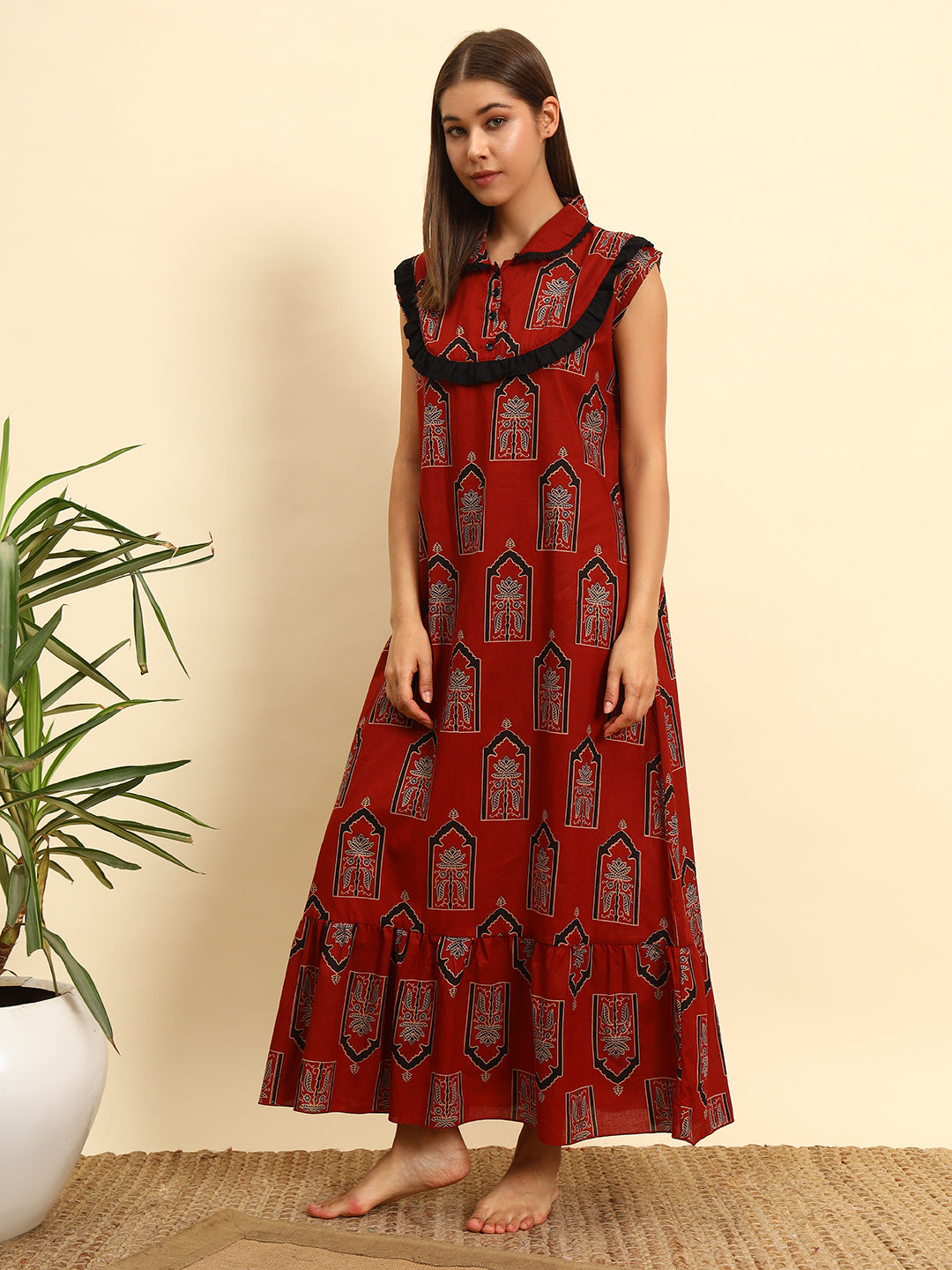 Women’s Ethnic Feeding Gown