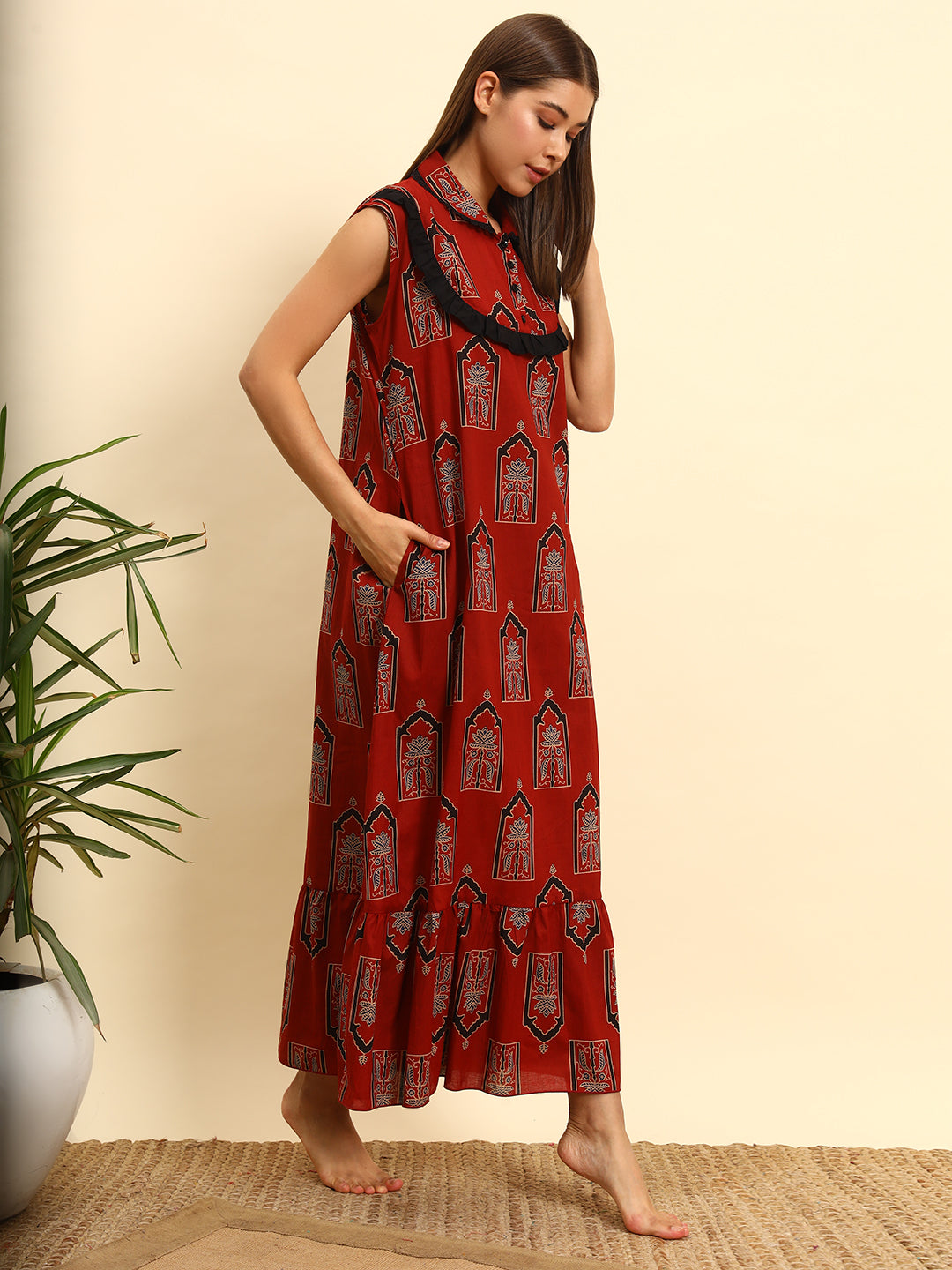 Women’s Ethnic Feeding Gown