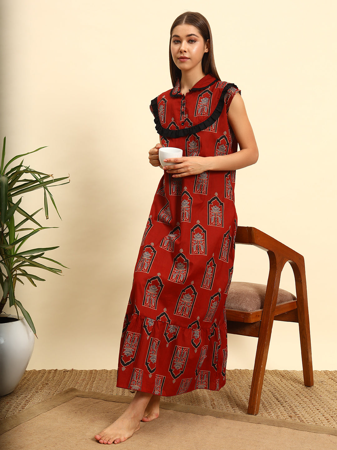 Women’s Ethnic Feeding Gown