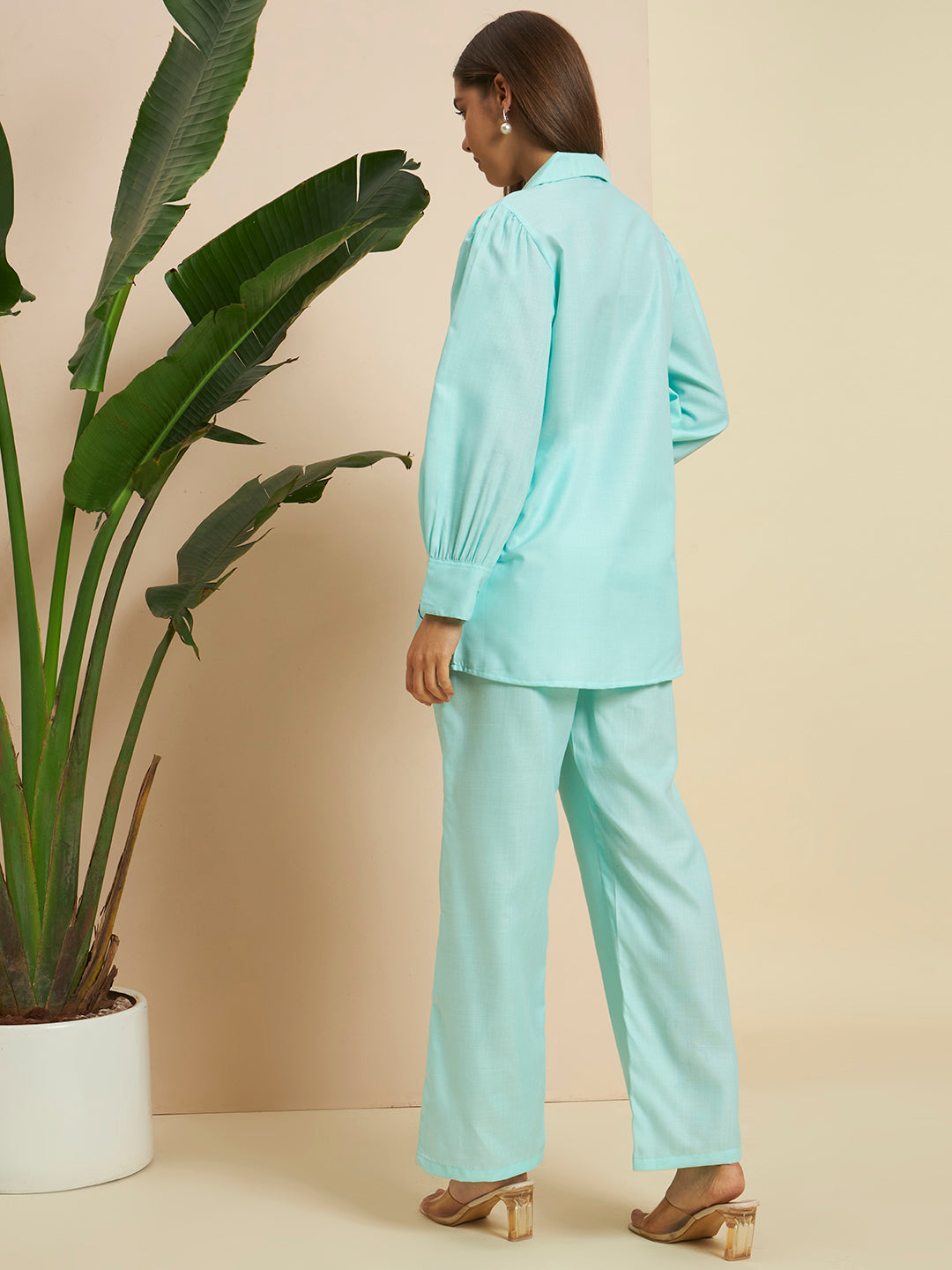💙 Women’s Mint Green Printed Night Suit Co-Ord Set