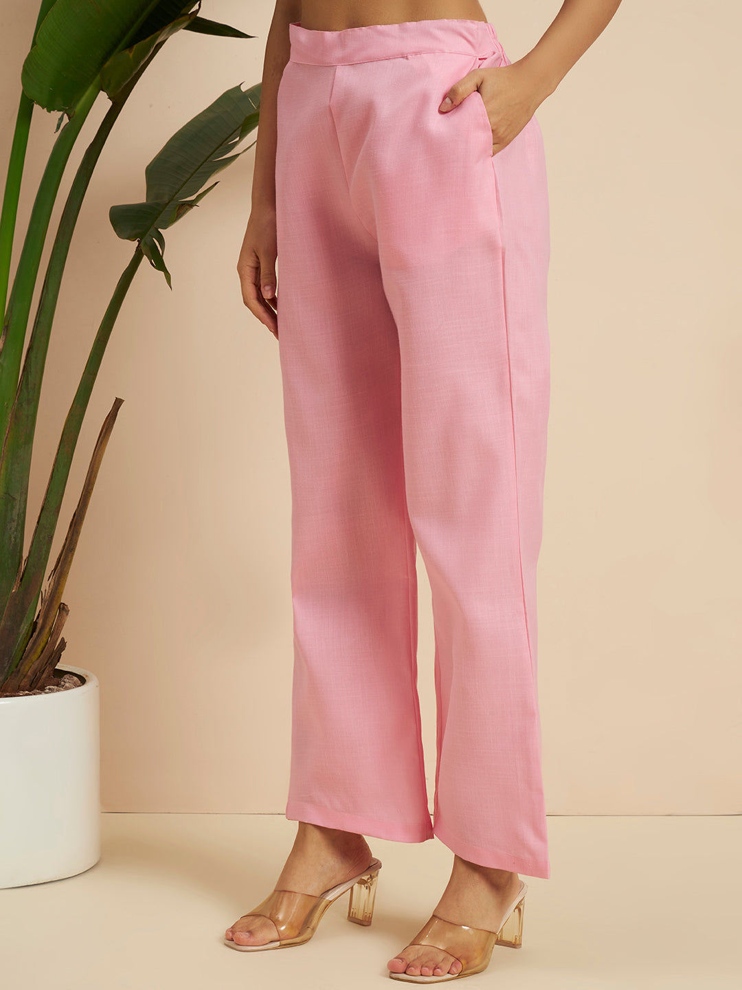 💗 Women’s Pink Printed Night Suit Co-Ord Set