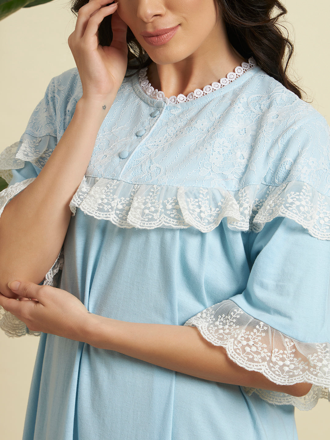 Women cotton Nightgown