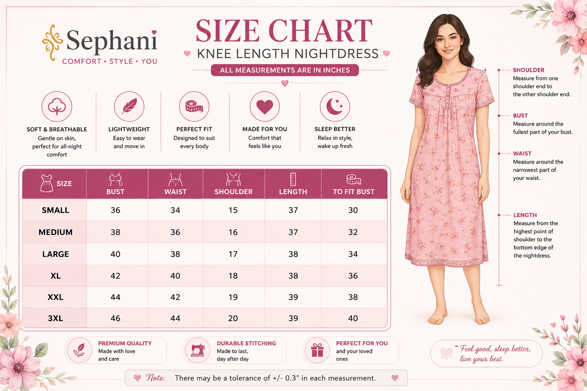 Sephani Women's Light Pink Lace Nightgown | Short Sleeve Long Nightdress | Comfortable Sleepwear