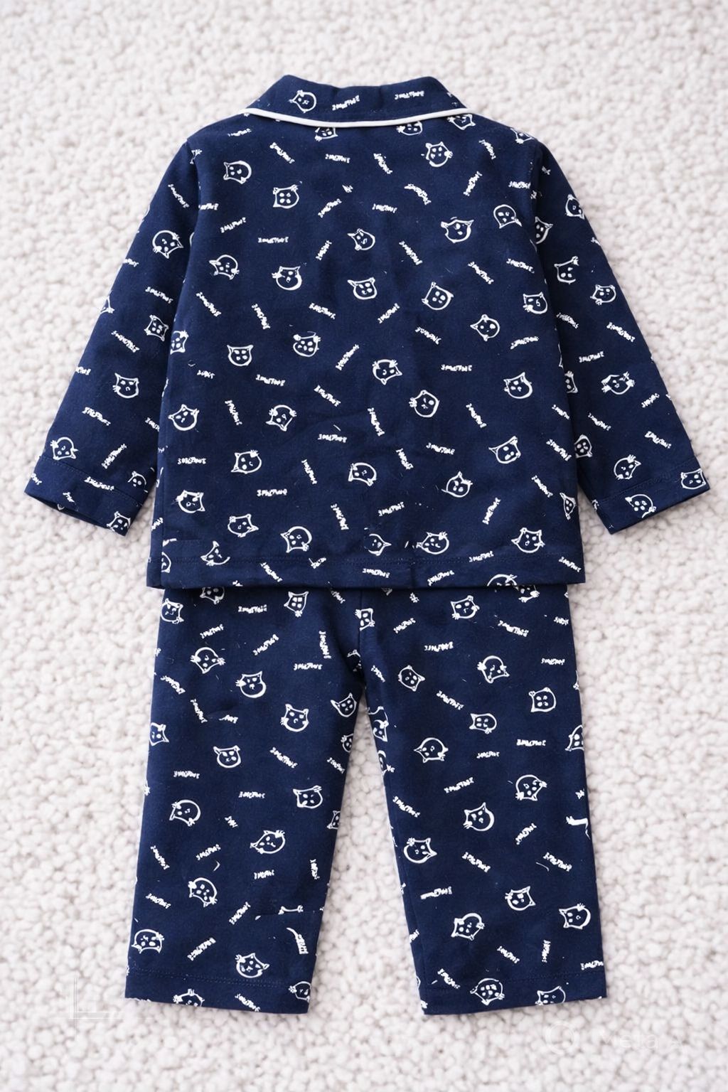 Cartoon Printed Cotton Night Suit Set for Boys