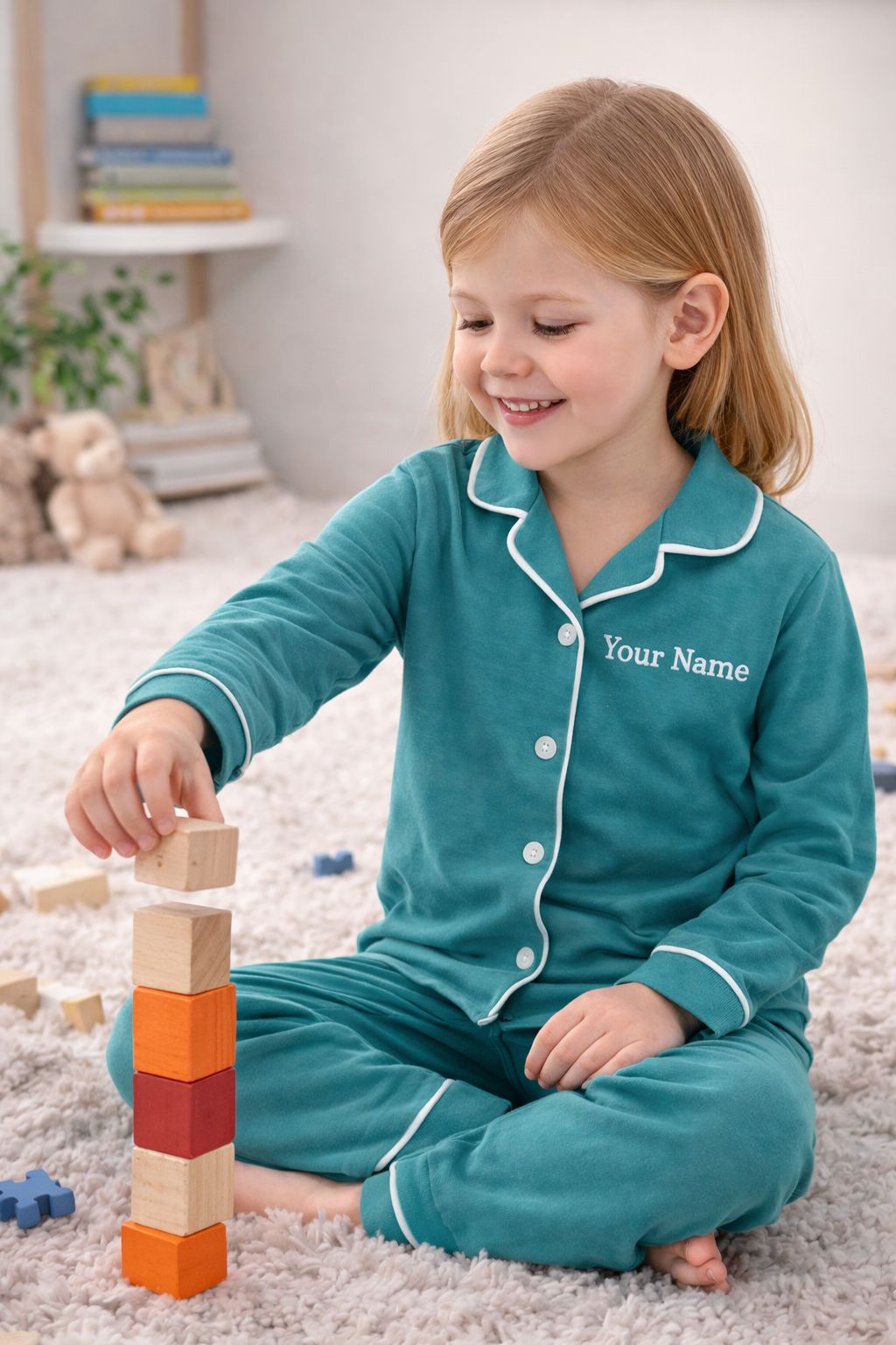 Mom & Kid Customised Matching Night Suit Combo