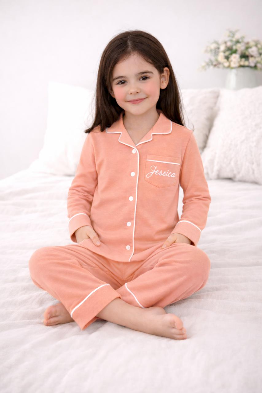 Mom & Kid Customised Matching Night Suit Combo