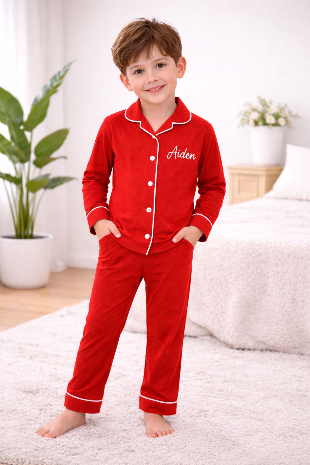 Mom & Kid Customised Matching Night Suit Combo