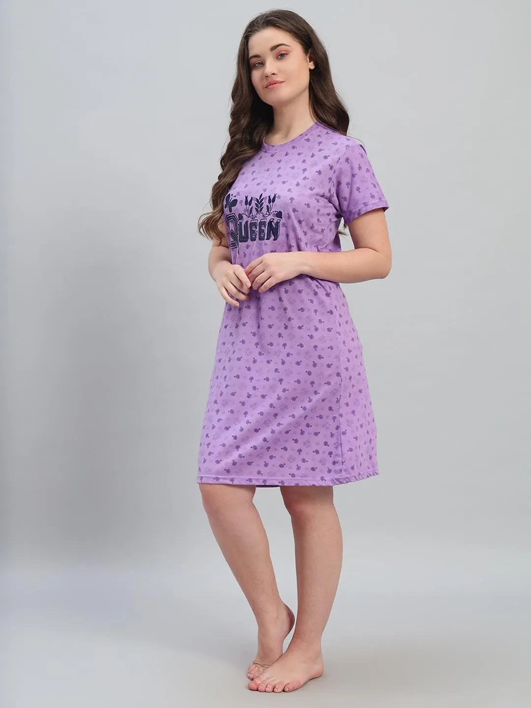 KNEE LENGTH NIGHTDRESS